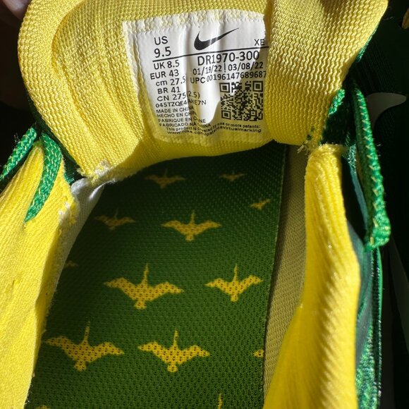 Unisex Nike Green Oregon Ducks Zoom Pegasus 39 Running Shoe - Picture 6 of 10